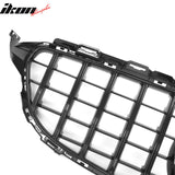 2015–2021 Benz C-Class W205 2019+ C63 Style PP Front Bumper Cover W/ Gloss Black Grille