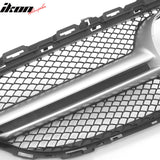 2015–2021 Benz C-Class W205 C63 Style PP Front Bumper Cover W/ Silver Grille ABS