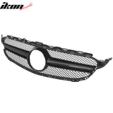 2015–2021 Benz C-Class W205 C63 Style PP Front Bumper Cover W/ Gloss Black Grille ABS