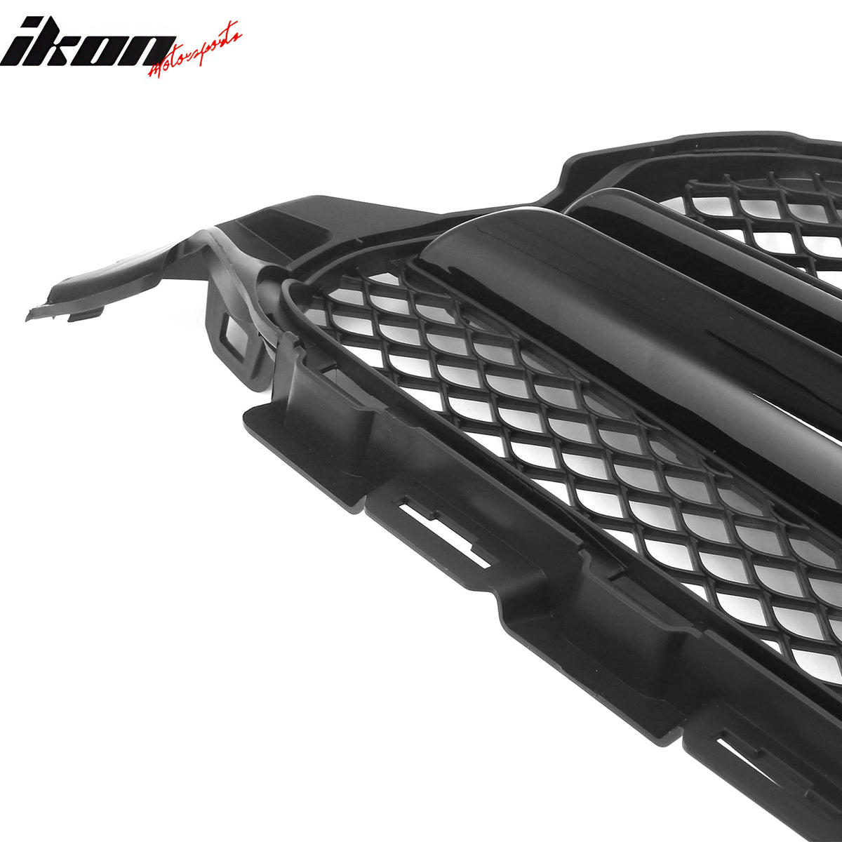 2015–2021 Benz C-Class W205 C63 Style PP Front Bumper Cover W/ Gloss Black Grille ABS