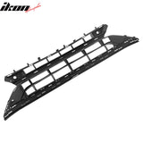 2017-2020 Mercedes-Benz E-Class W213 Front Bumper Cover Conversion Replacement W/Upper Grille W/Gloss Trim E63 Style Unpainted Black PP ABS