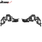 2017-2020 Mercedes-Benz E-Class W213 Front Bumper Cover Conversion Replacement W/Upper Grille W/Gloss Trim E63 Style Unpainted Black PP ABS