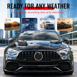 2021–2023 Benz E-Class W213 E63 Style PP Front Bumper Cover W/ Gloss Black Grille