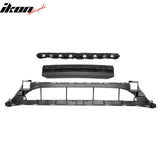 2021–2023 Benz E-Class W213 E63 Style PP Front Bumper Cover W/ Chrome Trim Grille