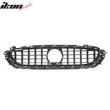 2021–2023 Benz E-Class W213 E63 Style PP Front Bumper Cover W/ Chrome Trim Grille