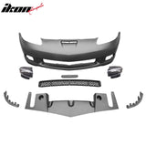 2005-2013 Chevrolet Corvette Base C6 Z06 Style PP Front Bumper Cover W/ Foglights