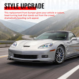 2006-2013 Chevrolet Corvette C6 Z06 Style PP Front Bumper Cover W/ Foglights
