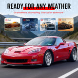 2006-2013 Chevy Corvette C6 Z06 Style Front Bumper Cover + Foglights + Gloss Black Lip