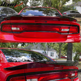 2011-2023 Dodge Charger SRT Trunk Spoiler + Black Venom V2 Wickerbill Gurney Flap