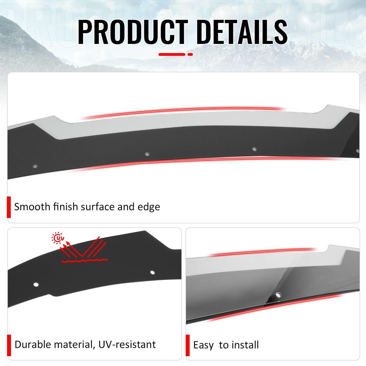 2011-2023 Dodge Charger SRT Carbon Fiber Print Trunk Spoiler + Venom V2 Wickerbill Gurney Flap