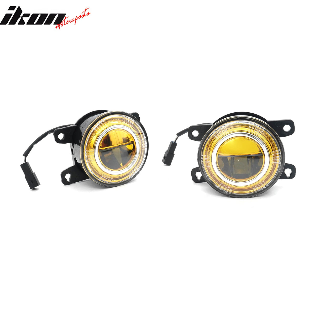 2022-2024 Honda Civic OE Style Fog Light Bezel w/ JDM Foglights Yellow Len LED Lamps