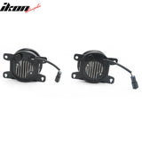 2022-2024 Honda Civic OE Style Fog Light Bezel w/ JDM Foglights Yellow Len LED Lamps