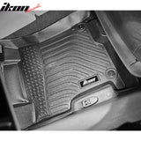 2008-2012 Honda Accord Sedan 4-Door 3D TPE All Weather Heavy Duty Waterproof Anti-Slip Interior Cargo Liner Carpets Floor Mats + Rear Trunk Mat 4PCS