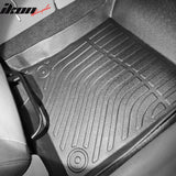 2008-2012 Honda Accord Sedan 4-Door 3D TPE All Weather Heavy Duty Waterproof Anti-Slip Interior Cargo Liner Carpets Floor Mats + Rear Trunk Mat 4PCS