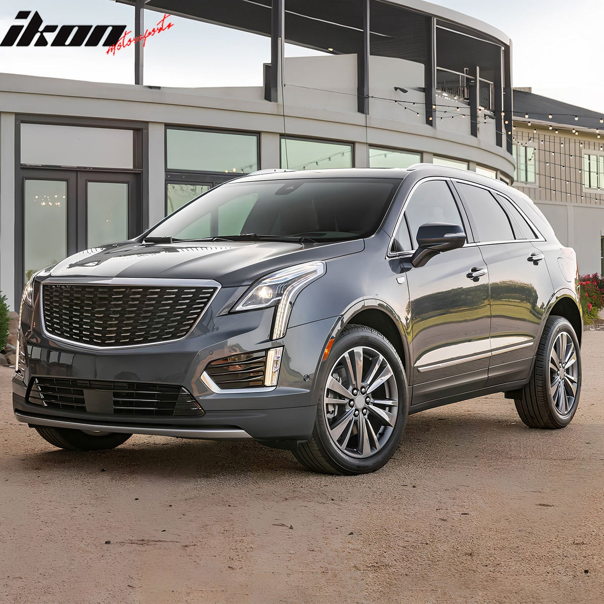 2017-2026 Cadillac XT5 3D TPE All Weather Heavy Duty Waterproof Anti-Slip Interior Cargo Liner Carpets Floor Mats + Rear Trunk Mat 4PCS