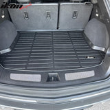 2017-2026 Cadillac XT5 3D TPE All Weather Heavy Duty Waterproof Anti-Slip Interior Cargo Liner Carpets Floor Mats + Rear Trunk Mat 4PCS