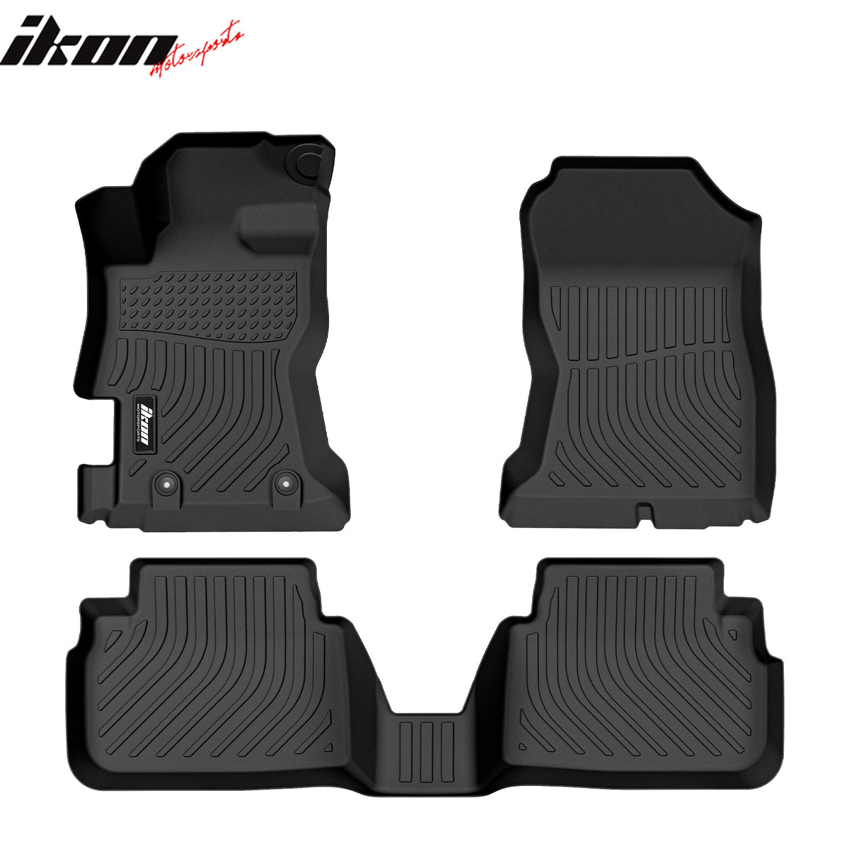 2017-2023 Subaru Impreza Hatchback 2018-2023 Crosstrek 3D TPE All Weather Waterproof Interior Cargo Liner Carpets Backrest + Floor + Rear Trunk Mat
