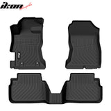 2017-2023 Subaru Impreza Hatchback 2018-2023 Crosstrek 3D TPE All Weather Waterproof Interior Cargo Liner Carpets Backrest + Floor + Rear Trunk Mat