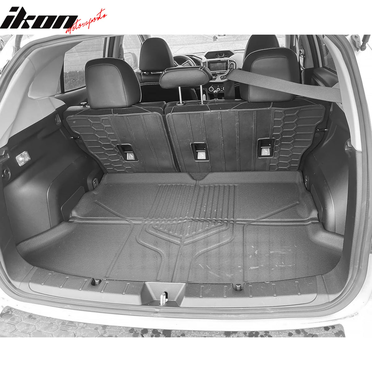 2017-2023 Subaru Impreza Hatchback 2018-2023 Crosstrek 3D TPE All Weather Waterproof Interior Cargo Liner Carpets Backrest + Floor + Rear Trunk Mat
