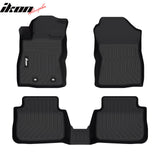 2024-2026 Subaru Crosstrek 3D TPE All Weather Heavy Duty Waterproof Anti-Slip Interior Cargo Liner Carpets Backrest + Floor Mats + Rear Trunk Mat 6PCS