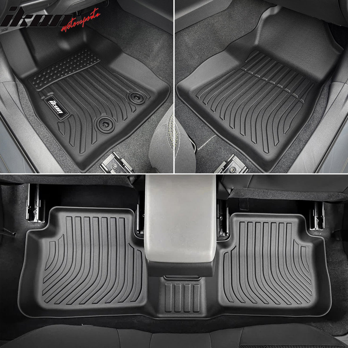 2024-2026 Subaru Crosstrek 3D TPE All Weather Heavy Duty Waterproof Anti-Slip Interior Cargo Liner Carpets Backrest + Floor Mats + Rear Trunk Mat 6PCS