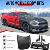 2015-2017 Ford Mustang GTD Style Front Bumper Cover Kit PP + Aluminum Fenders + Hood
