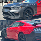 2015-2017 Ford Mustang GTD Style Front Bumper Cover Kit PP + Aluminum Fenders + Hood