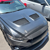 2015-2017 Ford Mustang GTD Style Front Bumper Cover Kit PP + Aluminum Fenders + Hood