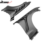2015-2017 Ford Mustang GTD Style Front Bumper Cover Kit PP + Aluminum Fenders + Hood