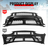2018-2023 Ford Mustang GTD Style Front Bumper Conversion Kit PP + ABS Grilles + Front Lip