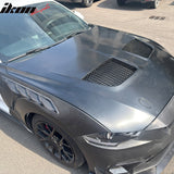 2018-2023 Ford Mustang GTD Style Front Bumper Cover Kit PP + Aluminum Fenders + Hood