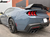 2015-2023 Ford Mustang Rear Bumper + Matte Black Diffuser + GT-C Brake Light + Reflector