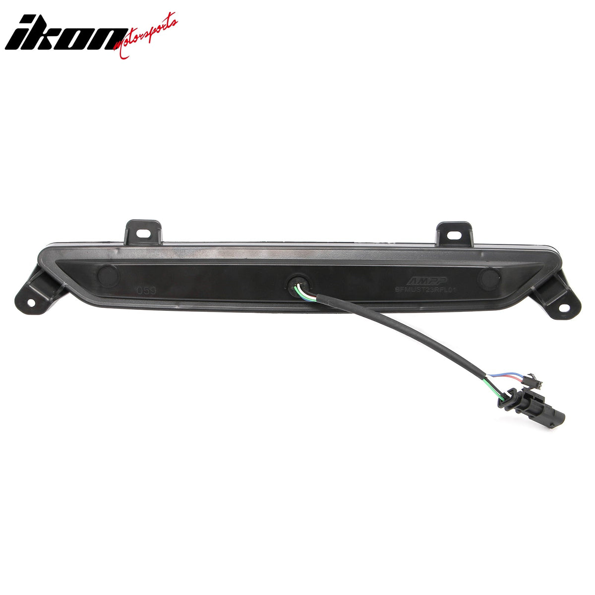2015-2023 Ford Mustang Rear Bumper + Matte Black Diffuser + GT-C Brake Light + Reflector
