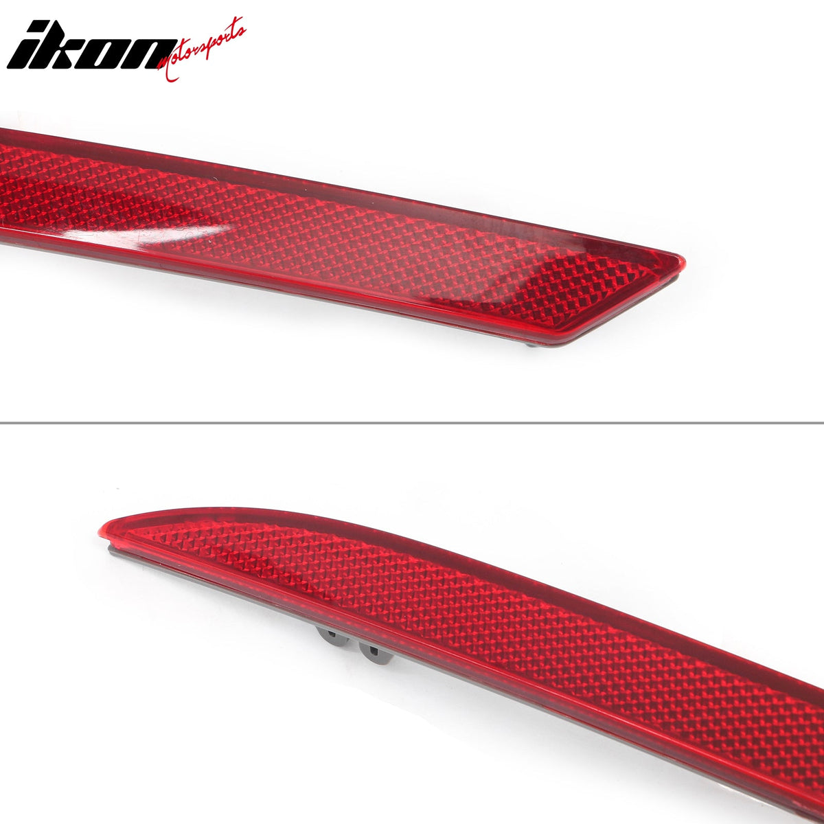 2015-2023 Ford Mustang Rear Bumper + Matte Black Diffuser + GT-V Brake Light + Reflector