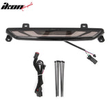 2015-2023 Ford Mustang Rear Bumper + Matte Black Diffuser + GT-V Brake Light + Reflector