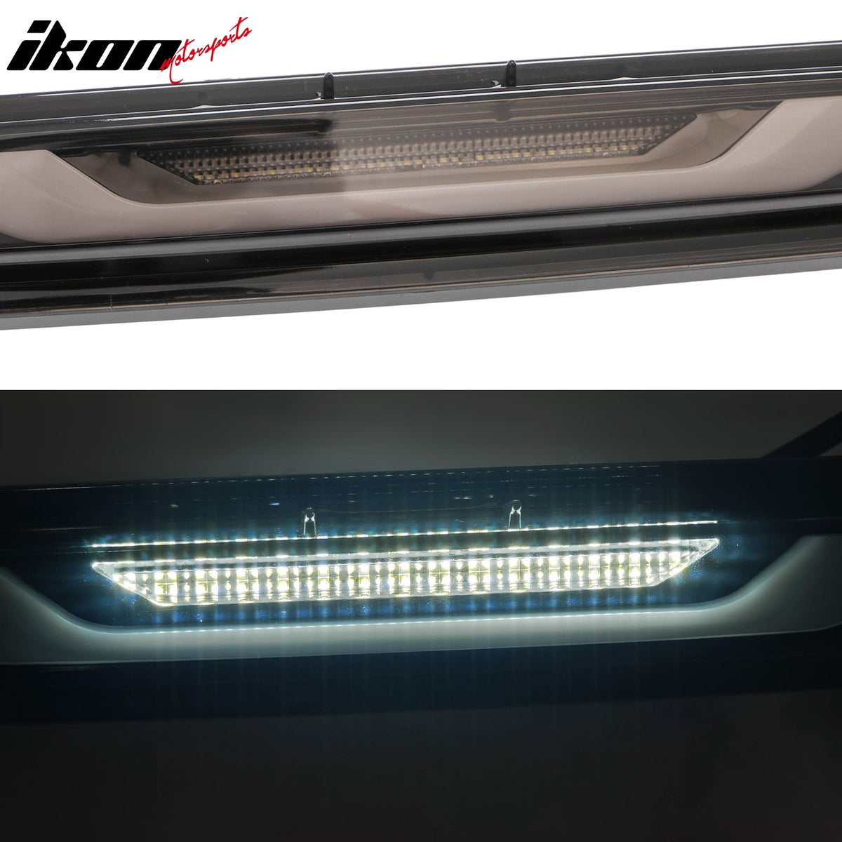 2015-2023 Ford Mustang Rear Bumper + Matte Black Diffuser + GT-V Brake Light + Reflector