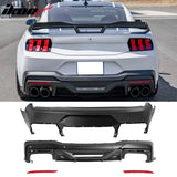 2015-2017 Ford Mustang GTD Style Rear Front Bumpers + Aluminum Fenders + Hood + Side Skirts