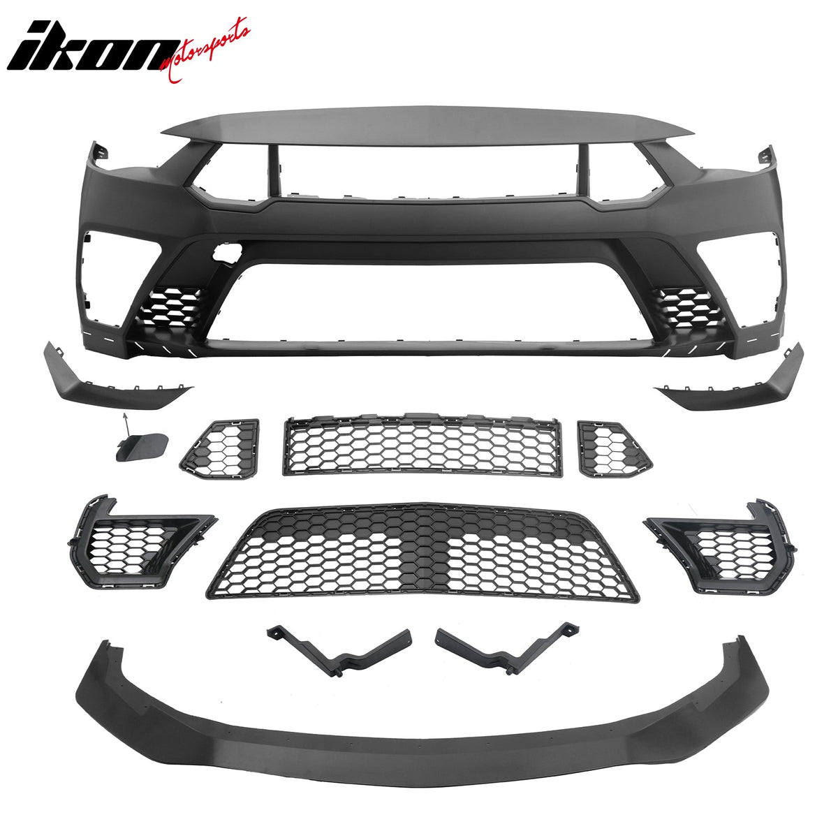 2018-2023 Ford Mustang GTD Style Rear Front Bumpers + Aluminum Fenders + Hood + Side Skirts