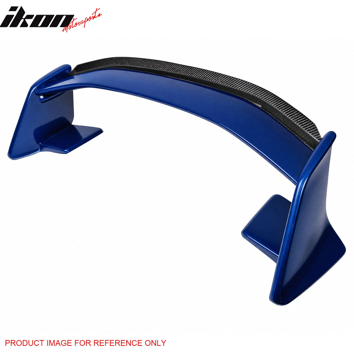 2013-2016 Scion FR-S & 2013-2020 Subaru BRZ & 2017-2020 Toyota 86 Painted #02C 42C Blue Trunk Spoiler + Carbon Fiber CF Gurney Flap Added on NRS Style