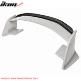 2013-2016 Scion FR-S & 2013-2020 Subaru BRZ & 2017-2020 Toyota 86 Painted #37J White Trunk Spoiler + Carbon Fiber CF Gurney Flap Added on NRS Style