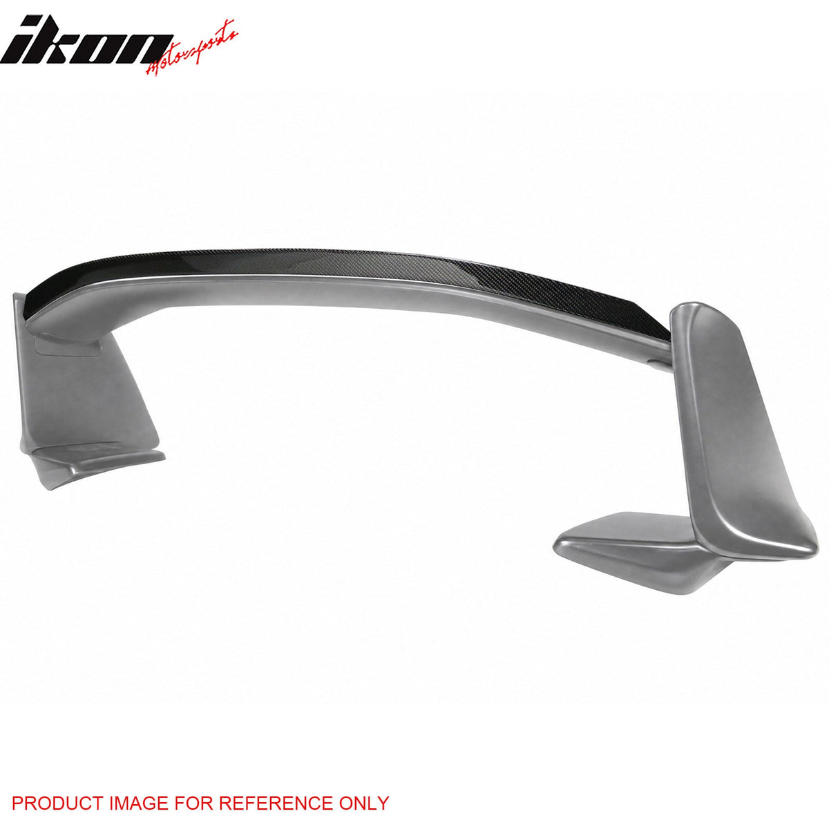 2013-2016 Scion FR-S & 2013-2020 Subaru BRZ & 2017-2020 Toyota 86 Painted #D6S Silver Trunk Spoiler + Carbon Fiber CF Gurney Flap Added on NRS Style
