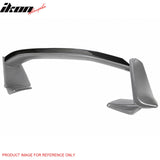 2013-2016 Scion FR-S & 2013-2020 Subaru BRZ & 2017-2020 Toyota 86 Painted #D6S Silver Trunk Spoiler + Carbon Fiber CF Gurney Flap Added on NRS Style