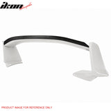 2013-2016 Scion FR-S/2013-2020 Subaru BRZ/2017-2020 Toyota 86 Painted #37J White Trunk Spoiler + Honeycomb Carbon Fiber Gurney Flap Added on NRS Style