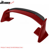 2013-2016 Scion FR-S/2013-2020 Subaru BRZ/2017-2020 Toyota 86 Painted #C7P Red Trunk Spoiler + Honeycomb Carbon Fiber Gurney Flap Added on NRS Style