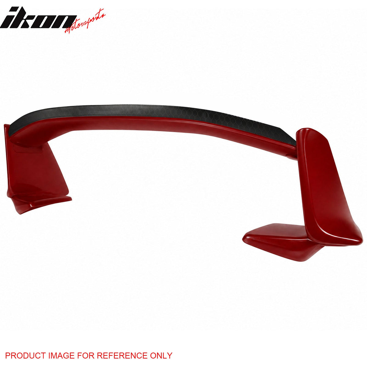 2013-2016 Scion FR-S/2013-2020 Subaru BRZ/2017-2020 Toyota 86 Painted #C7P Red Trunk Spoiler + Honeycomb Carbon Fiber Gurney Flap Added on NRS Style
