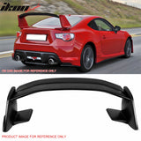 2013-2016 Scion FR-S/2013-2020 Subaru BRZ/2017-2020 Toyota 86 Painted #D4S Black Trunk Spoiler + Honeycomb Carbon Fiber Gurney Flap Added on NRS Style