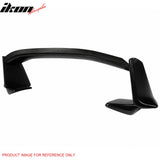 2013-2016 Scion FR-S/2013-2020 Subaru BRZ/2017-2020 Toyota 86 Painted #D4S Black Trunk Spoiler + Honeycomb Carbon Fiber Gurney Flap Added on NRS Style