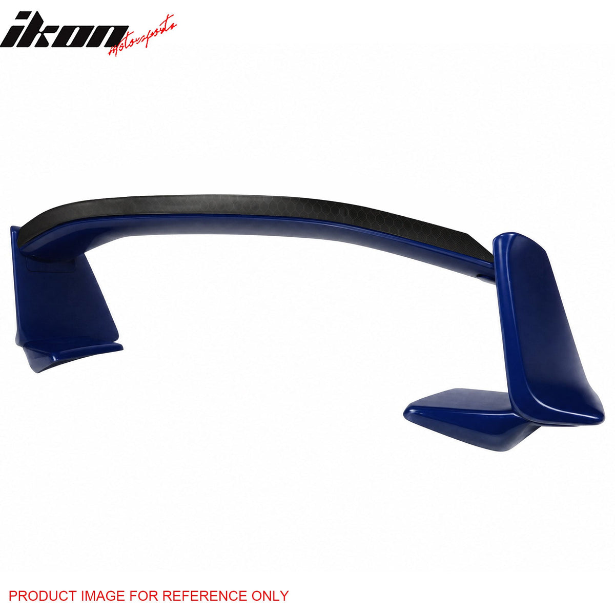 2013-2016 Scion FR-S/2013-2020 Subaru BRZ/2017-2020 Toyota 86 Painted #E8H Blue Trunk Spoiler + Honeycomb Carbon Fiber Gurney Flap Added on NRS Style