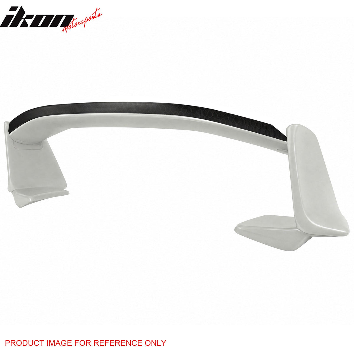 2013-2016 Scion FR-S/2013-2020 Subaru BRZ/2017-2020 Toyota 86 Painted #K1X White Trunk Spoiler + Honeycomb Carbon Fiber Gurney Flap Added on NRS Style
