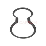 Real Carbon Fiber Cup Holder Trim Cover for 2024+ Ford Mustang